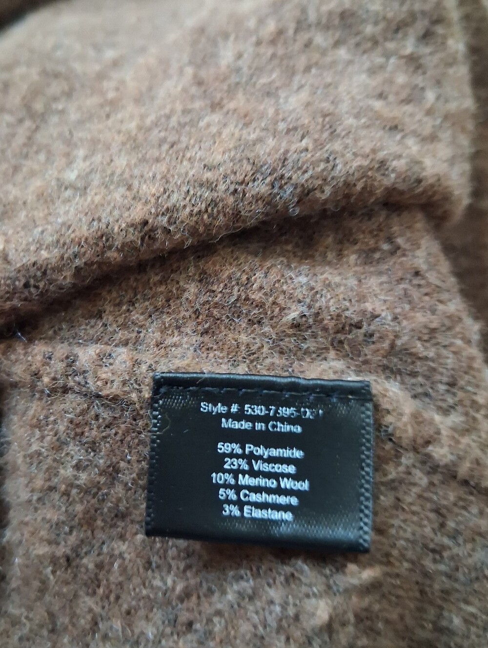Jenni Kayne Marina Fuzzy Brown Sweater sz - Picture 8 of 9